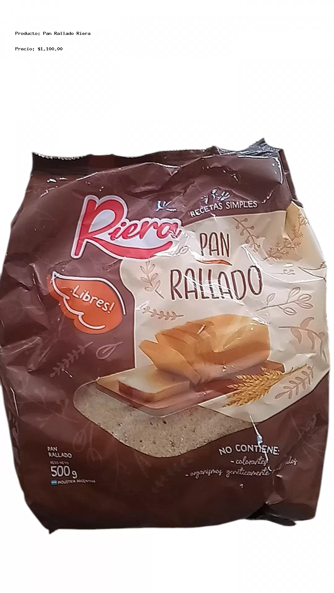 Imagen de Pan Rallado Riera