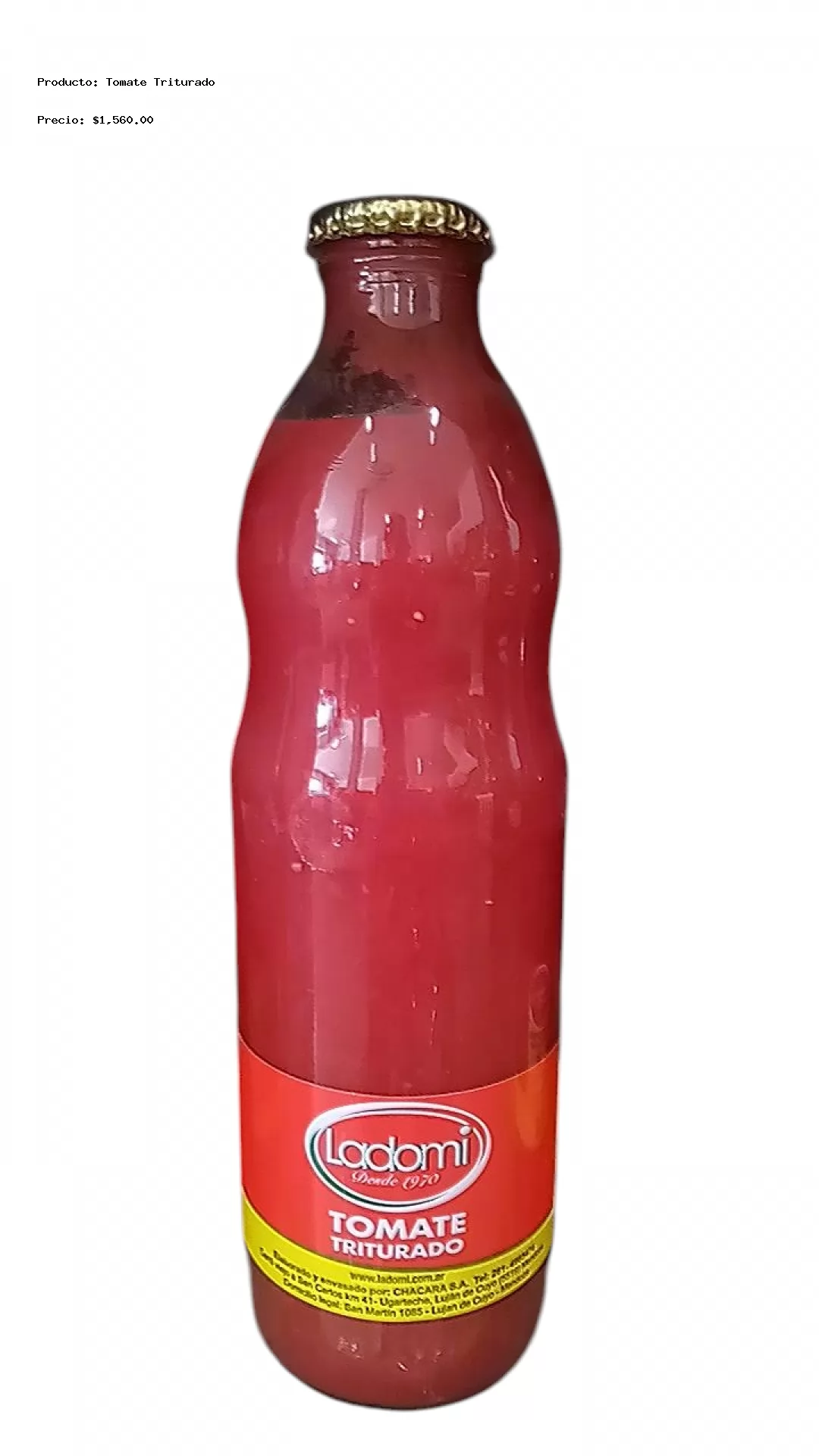 Imagen de Tomate Triturado