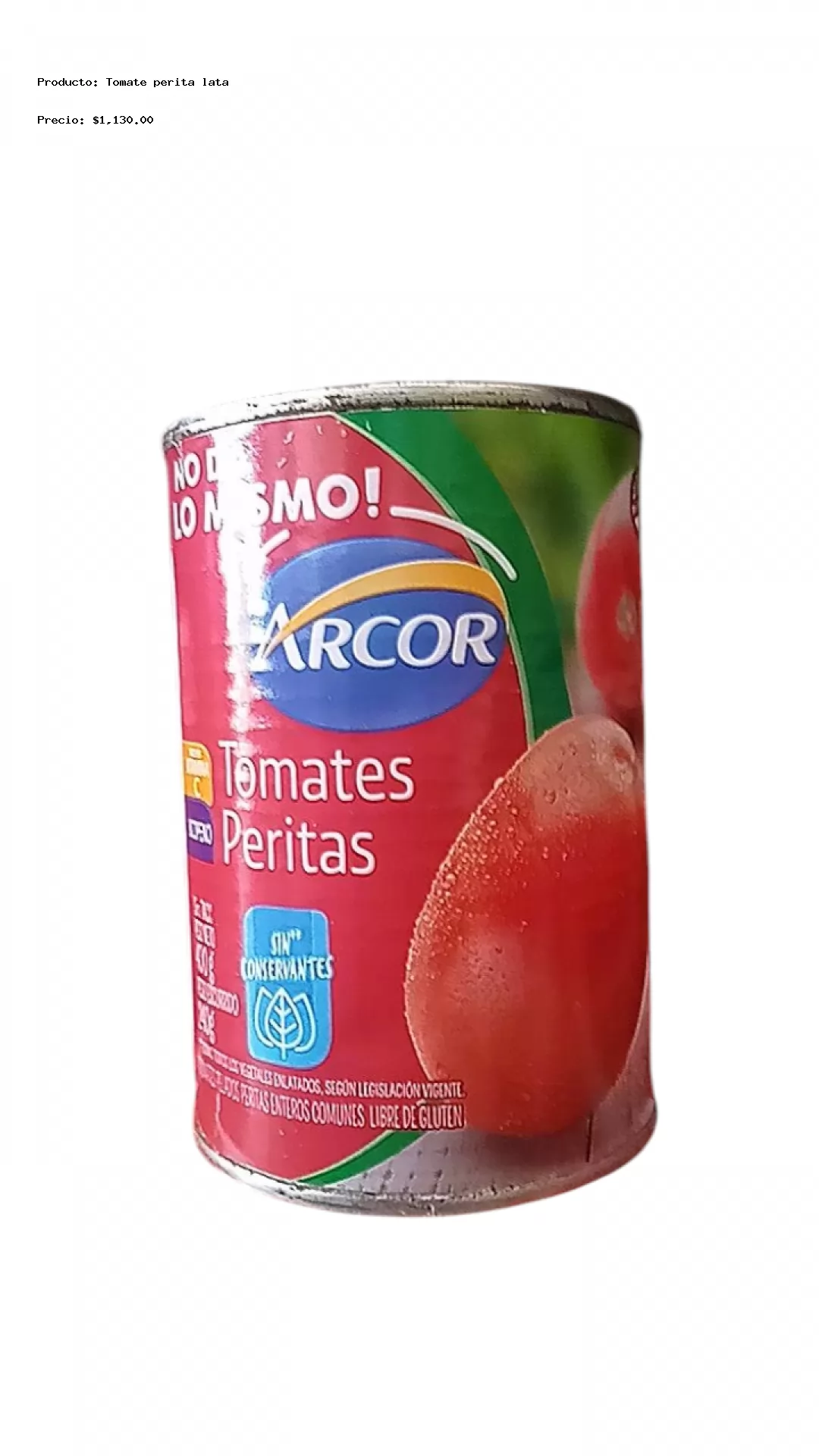 Imagen de Tomate perita lata