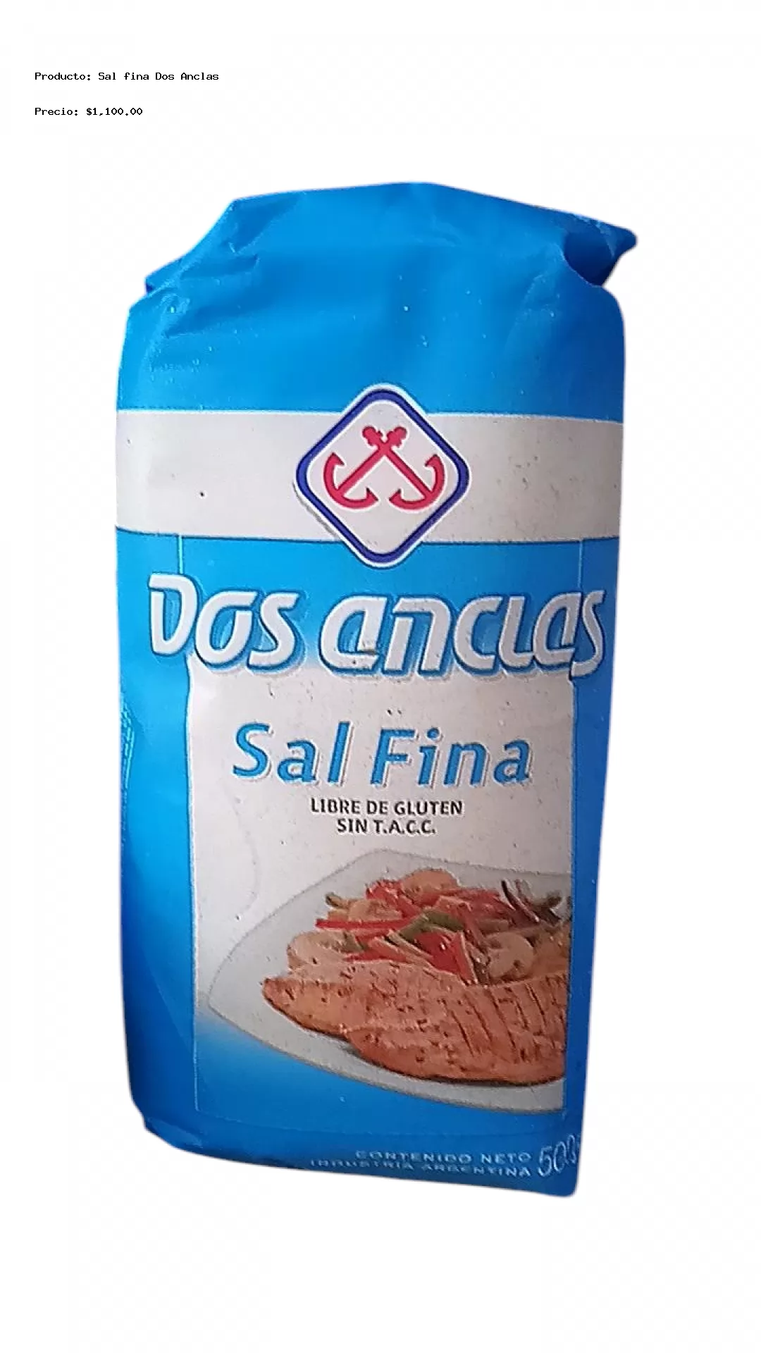 Imagen de Sal fina Dos Anclas