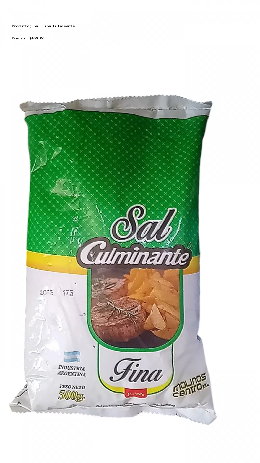 Imagen de Sal fina Culminante