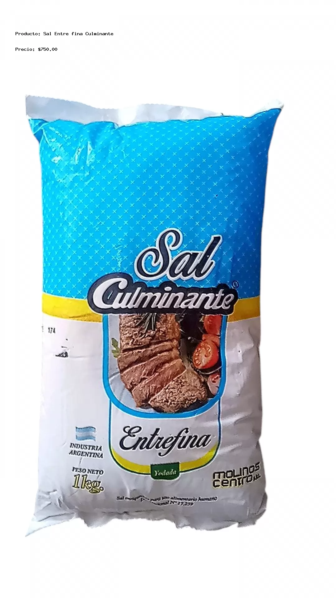 Imagen de Sal Entre fina Culminante