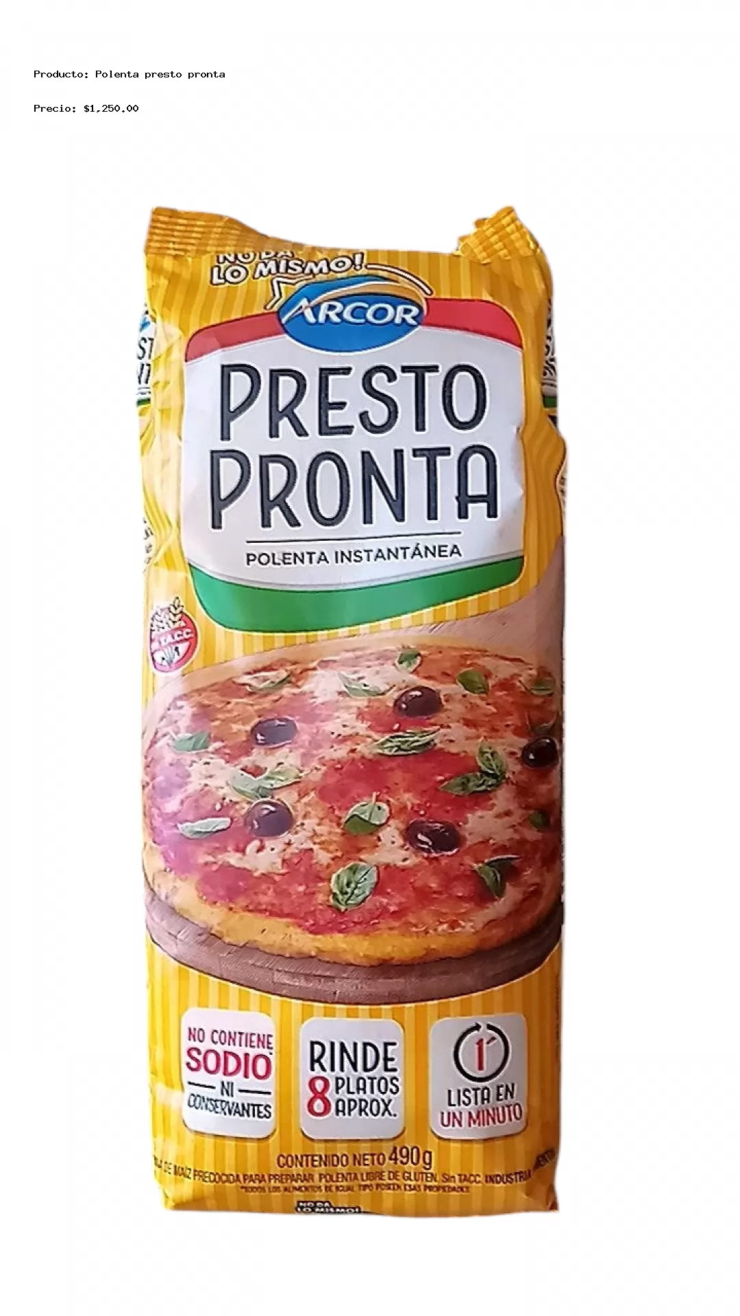 Imagen de Polenta presto pronta