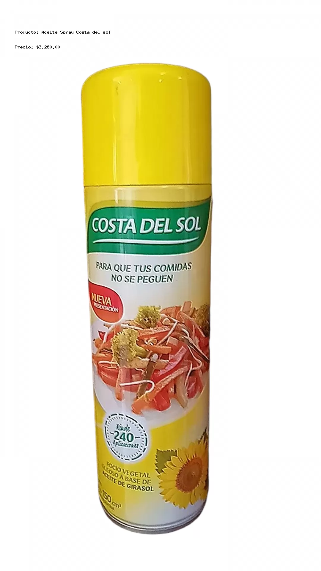 Imagen de Aceite Spray Costa del sol