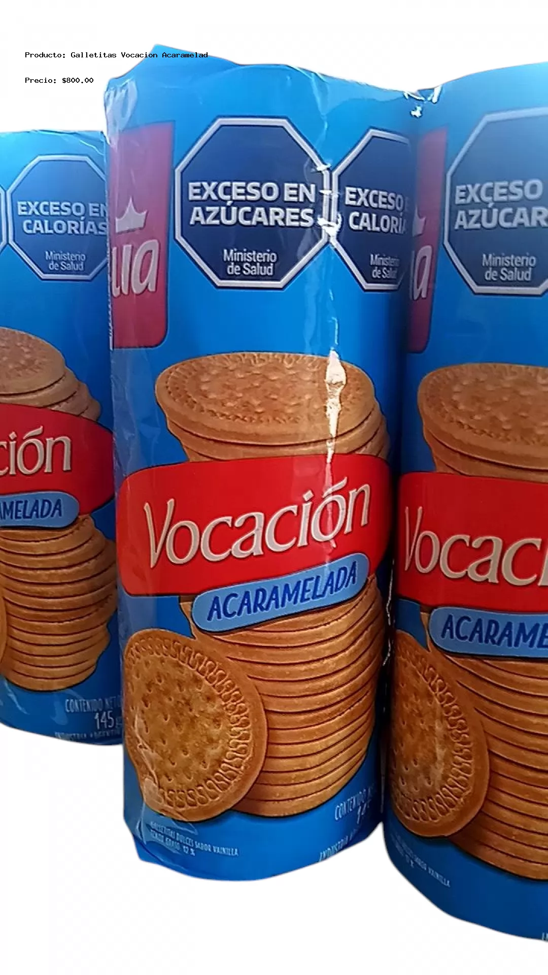 Imagen de Galletitas Vocacion Acarameladas