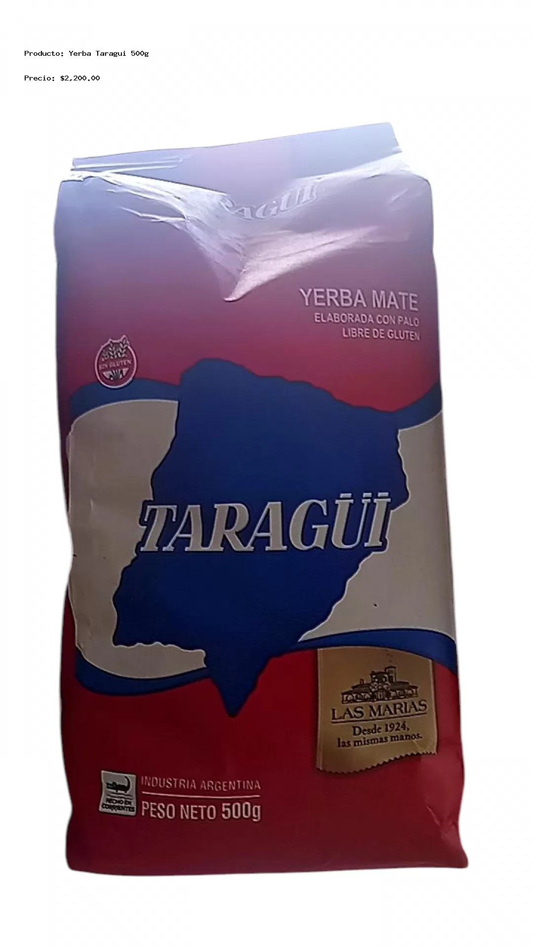 Imagen de Yerba Taragui 500g