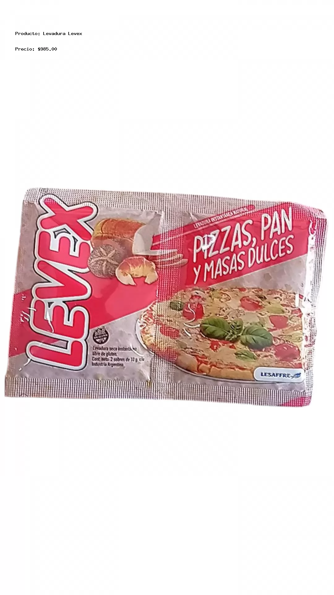 Imagen de Levadura Levex