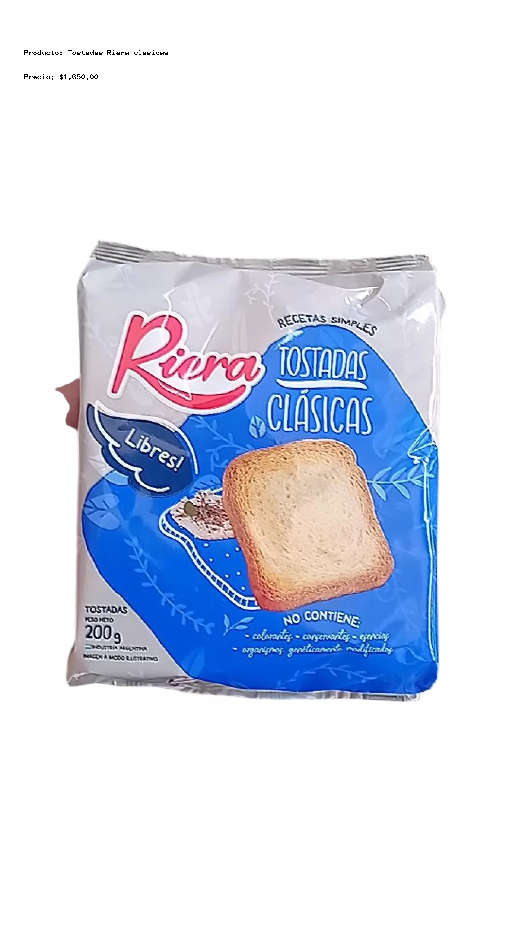 Imagen de Tostadas Riera clasicas