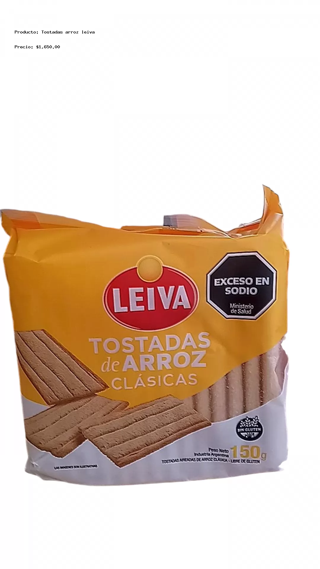 Imagen de Tostadas arroz leiva