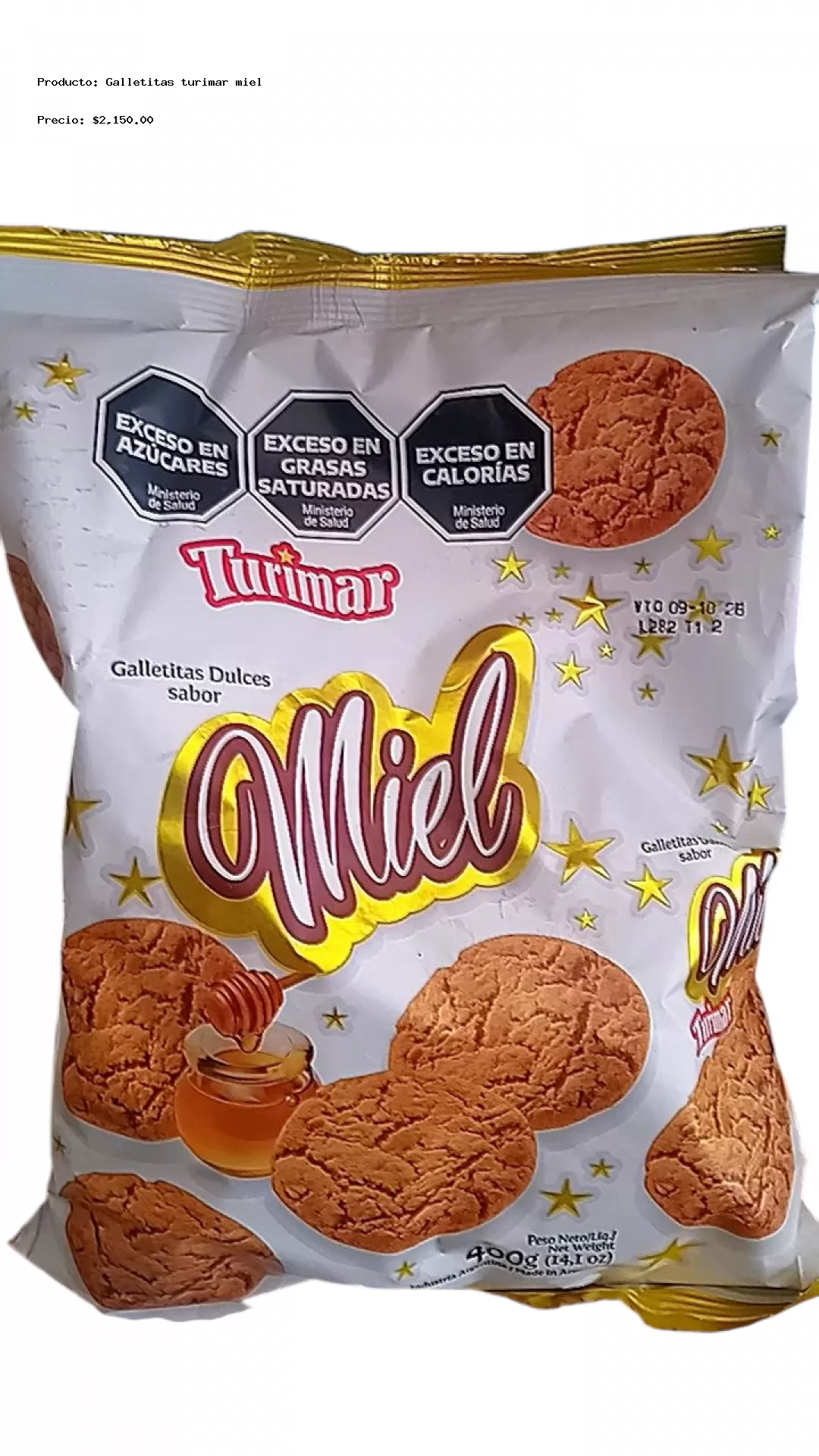 Imagen de Galletitas turimar miel