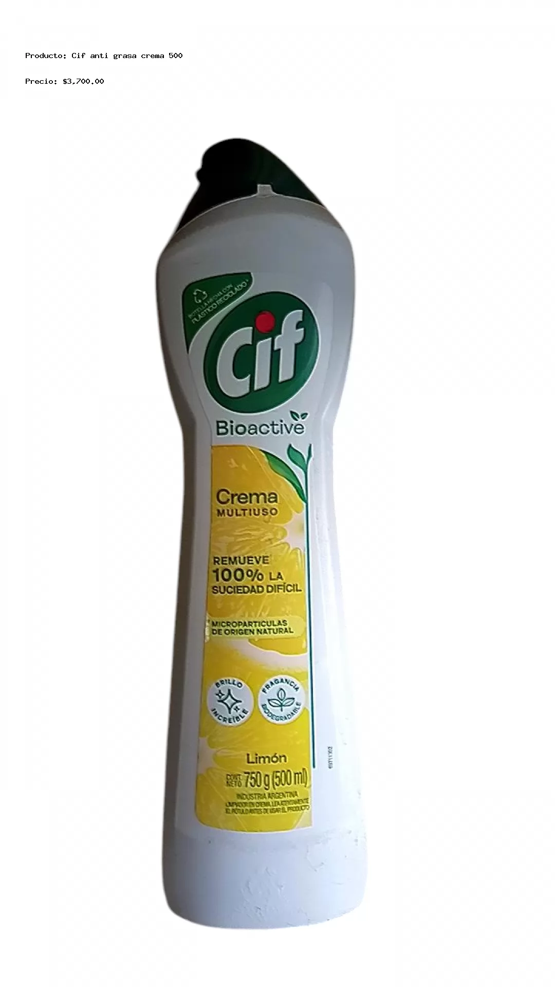 Imagen de Cif anti grasa crema 500
