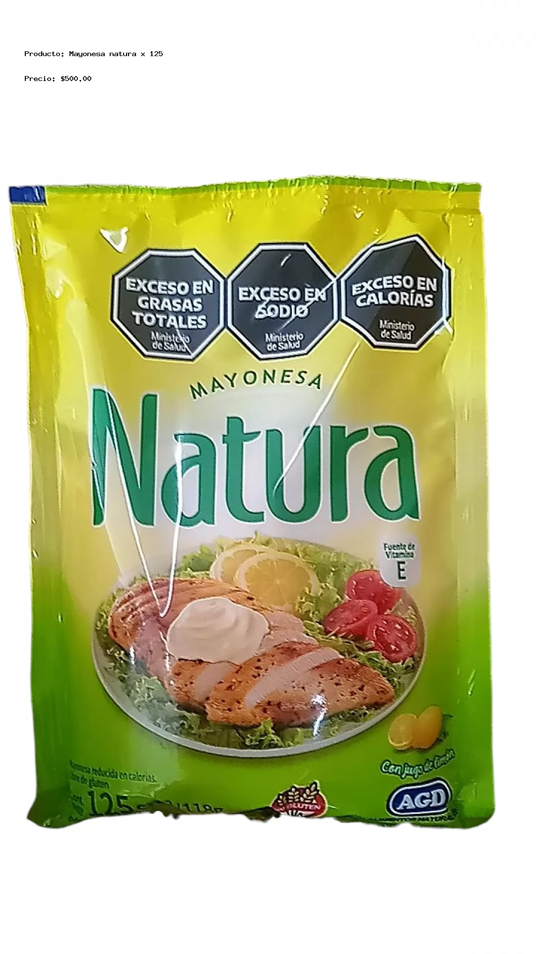 Imagen de Mayonesa natura x 125